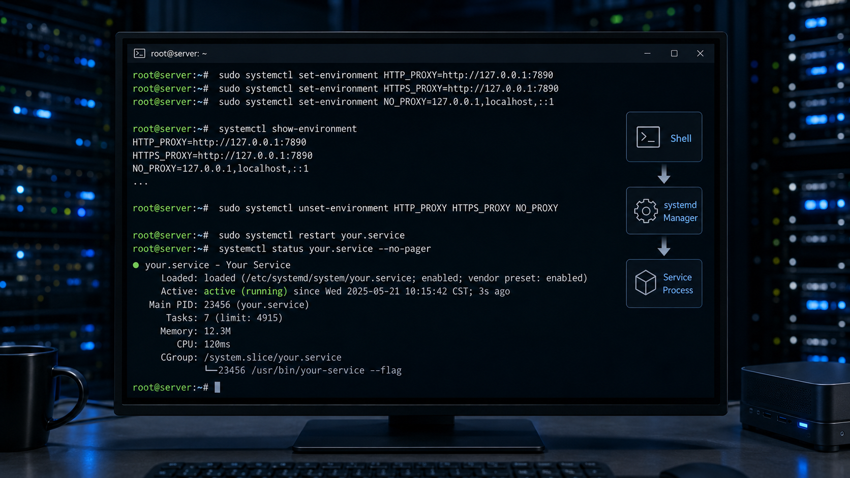 systemctl set-environment、show-environment、unset-environment：一次线上排障后，我把它们的边界彻底捋清了